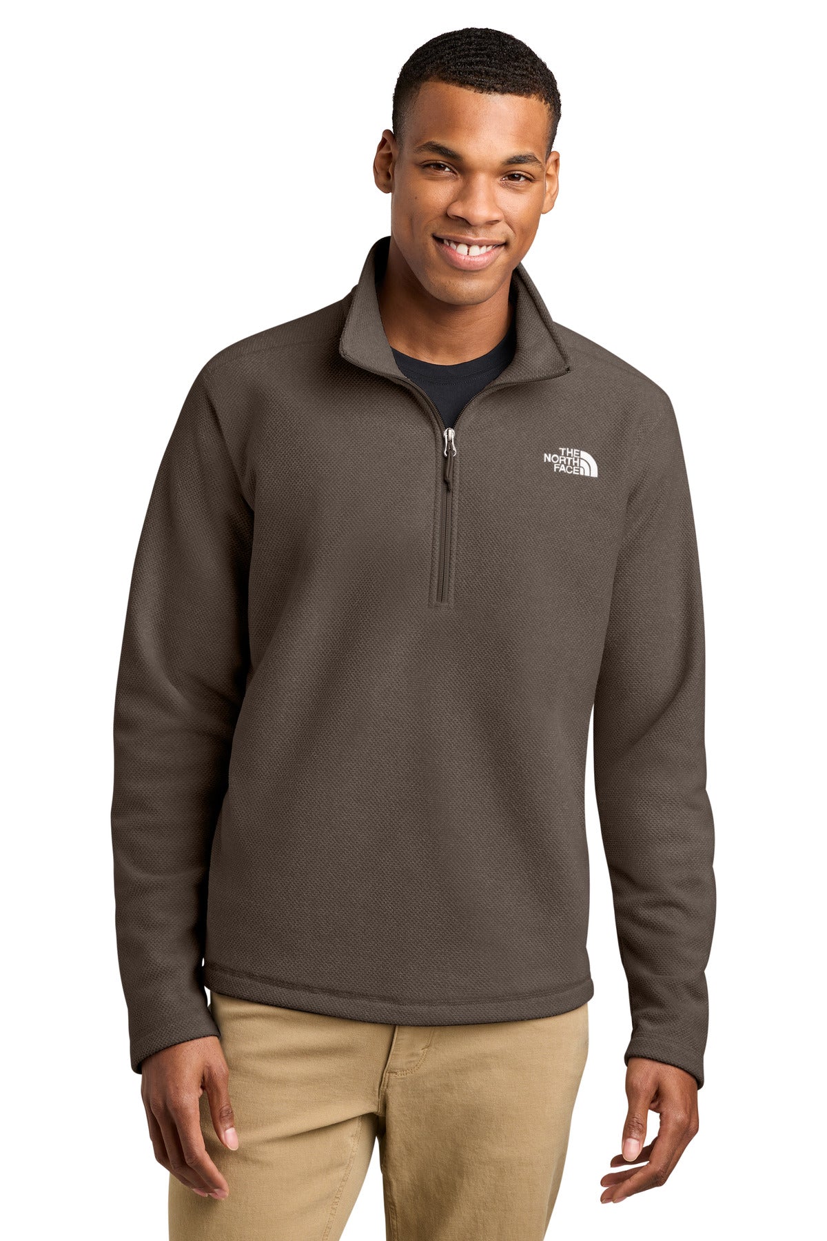 The North Face Textured Pine Grove 1/2-Zip NF0A8JF6 - EMBROIDERED