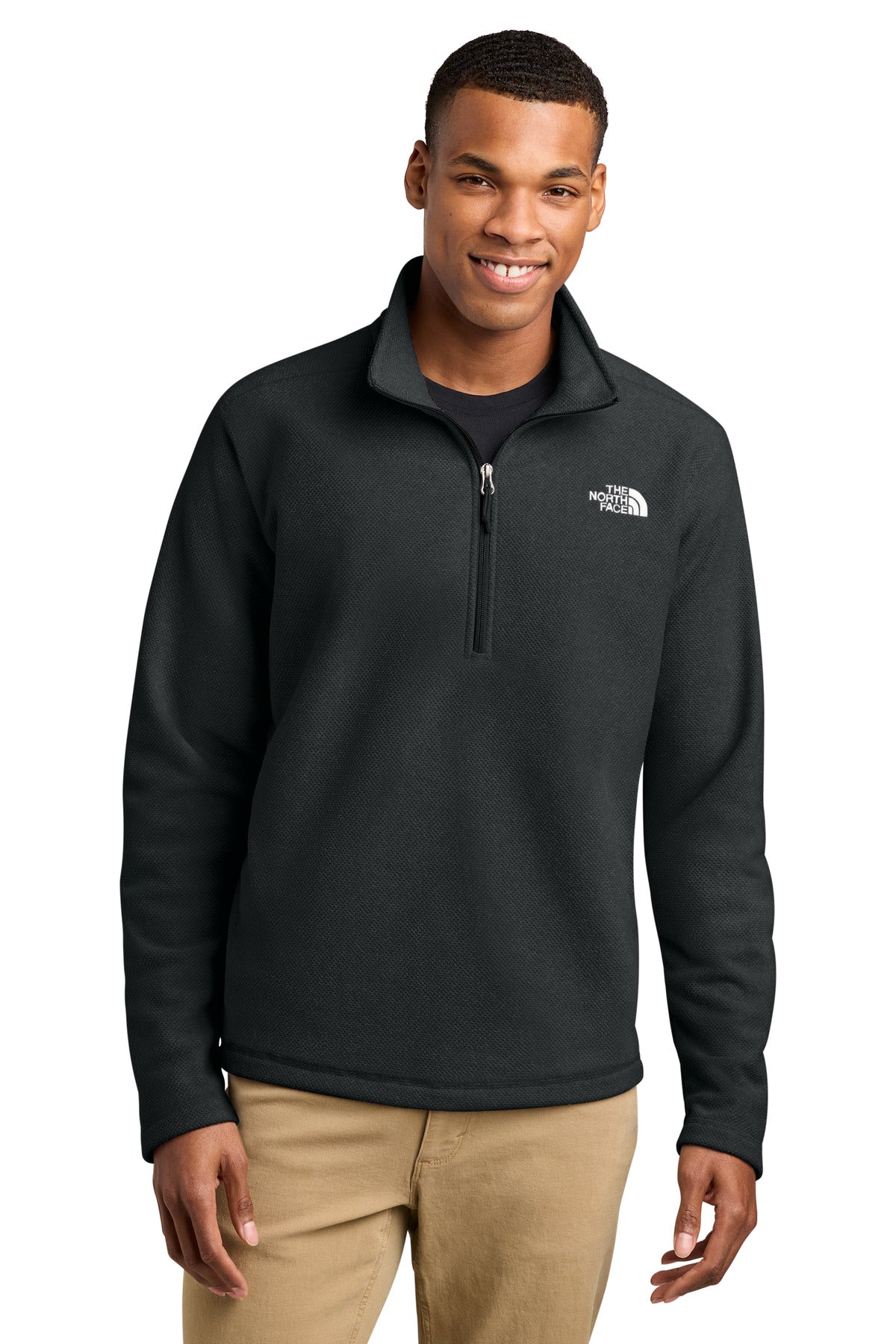 The North Face Textured Pine Grove 1/2-Zip NF0A8JF6 - EMBROIDERED