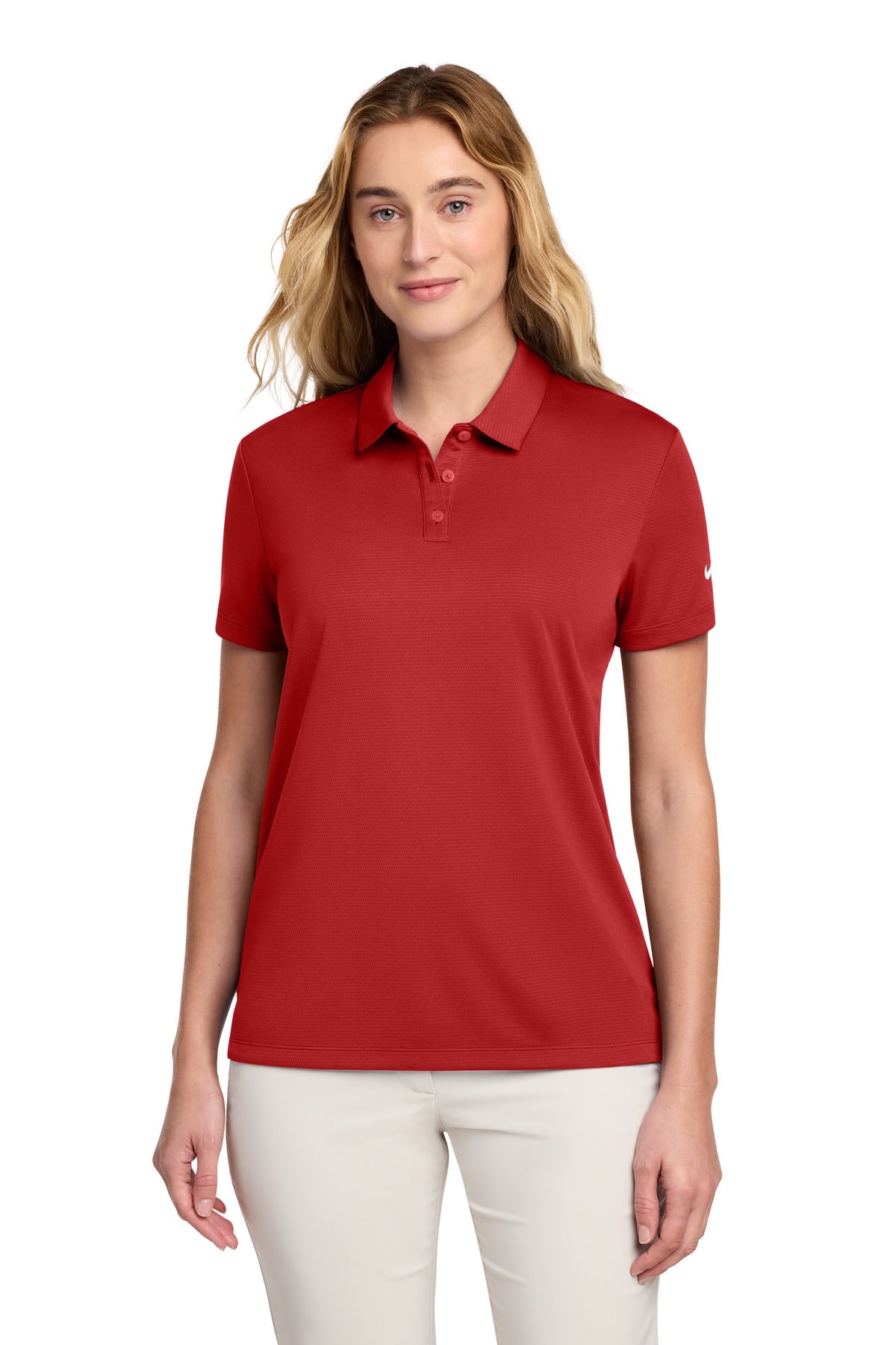 Nike Women's Dry Essential Solid Polo NKBV6043 - EMBROIDERED