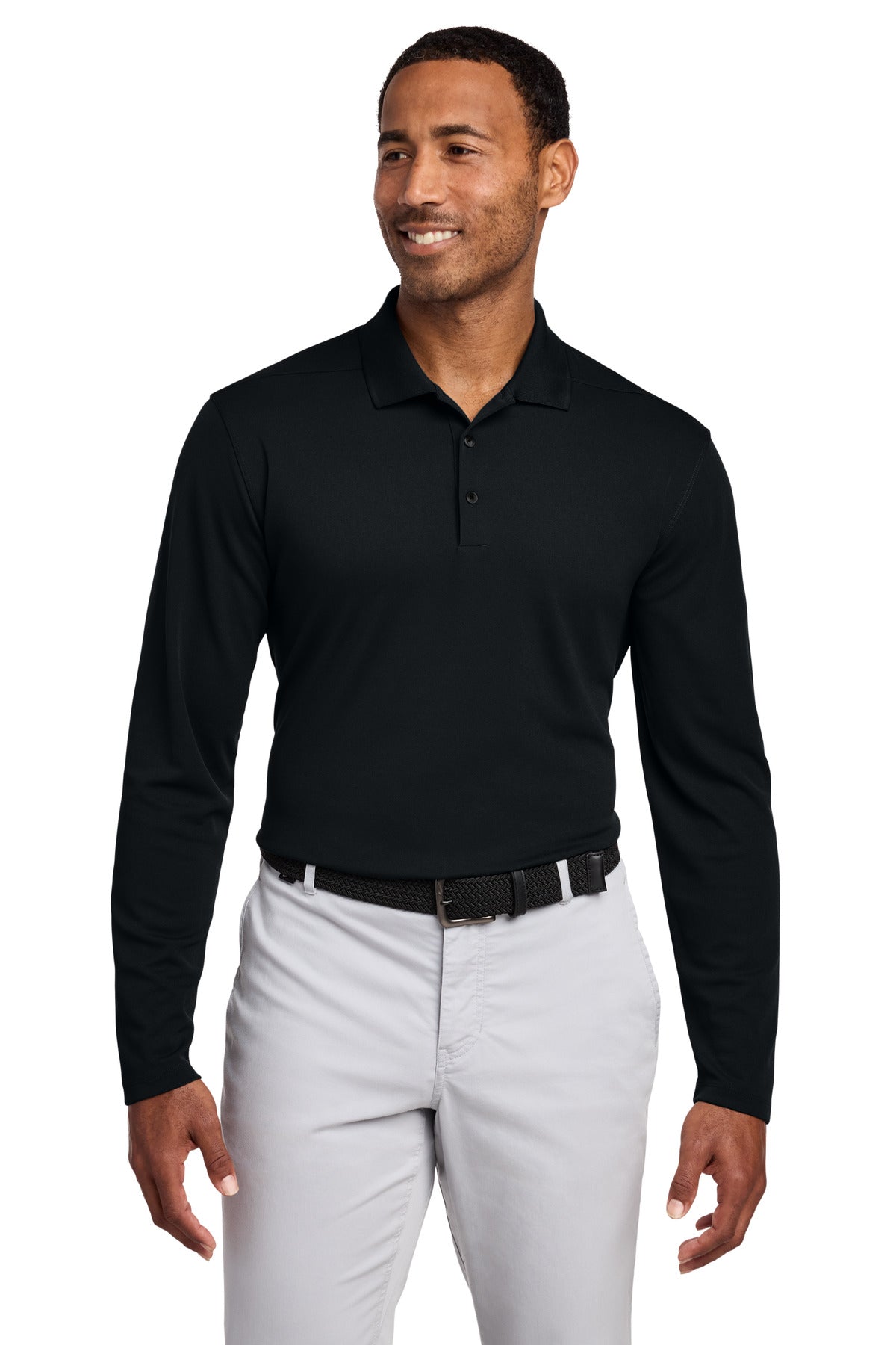 Nike Dri-FIT Micro Pique 2.0 Long Sleeve Polo NKDC2104 - EMBROIDERED