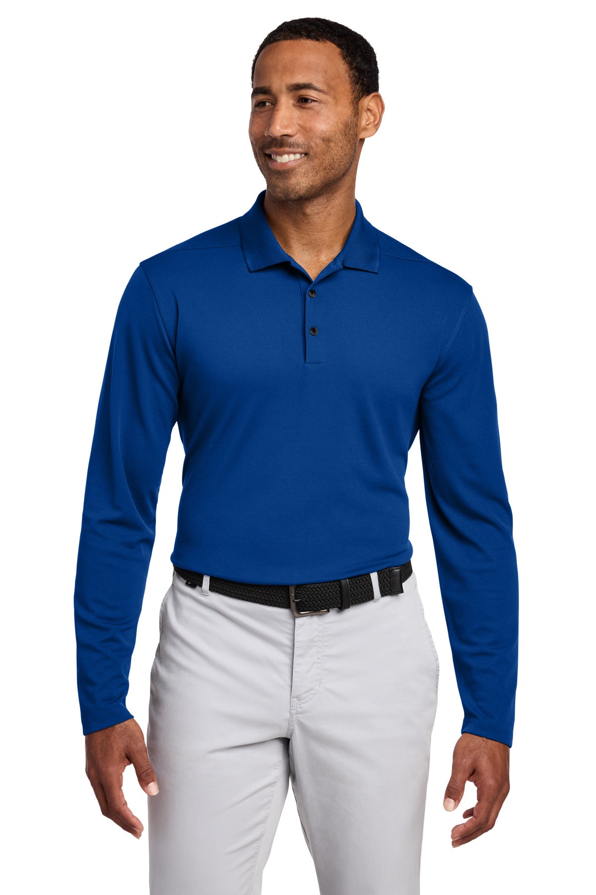 Nike Dri-FIT Micro Pique 2.0 Long Sleeve Polo NKDC2104 - EMBROIDERED