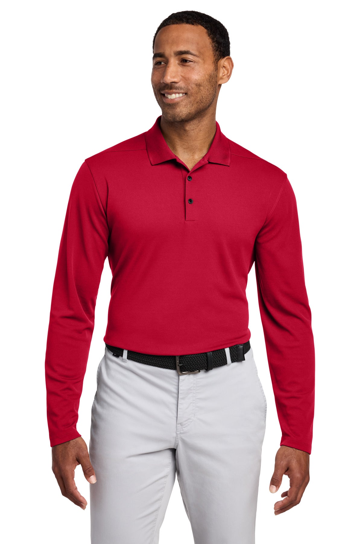 Nike Dri-FIT Micro Pique 2.0 Long Sleeve Polo NKDC2104 - EMBROIDERED