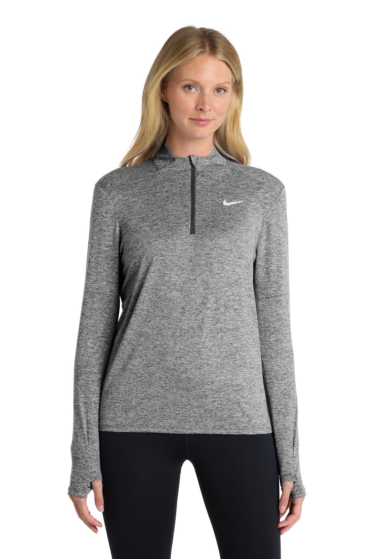 Nike Women's Dri-FIT Element 1/2-Zip Top NKDH4951 - EMBROIDERED
