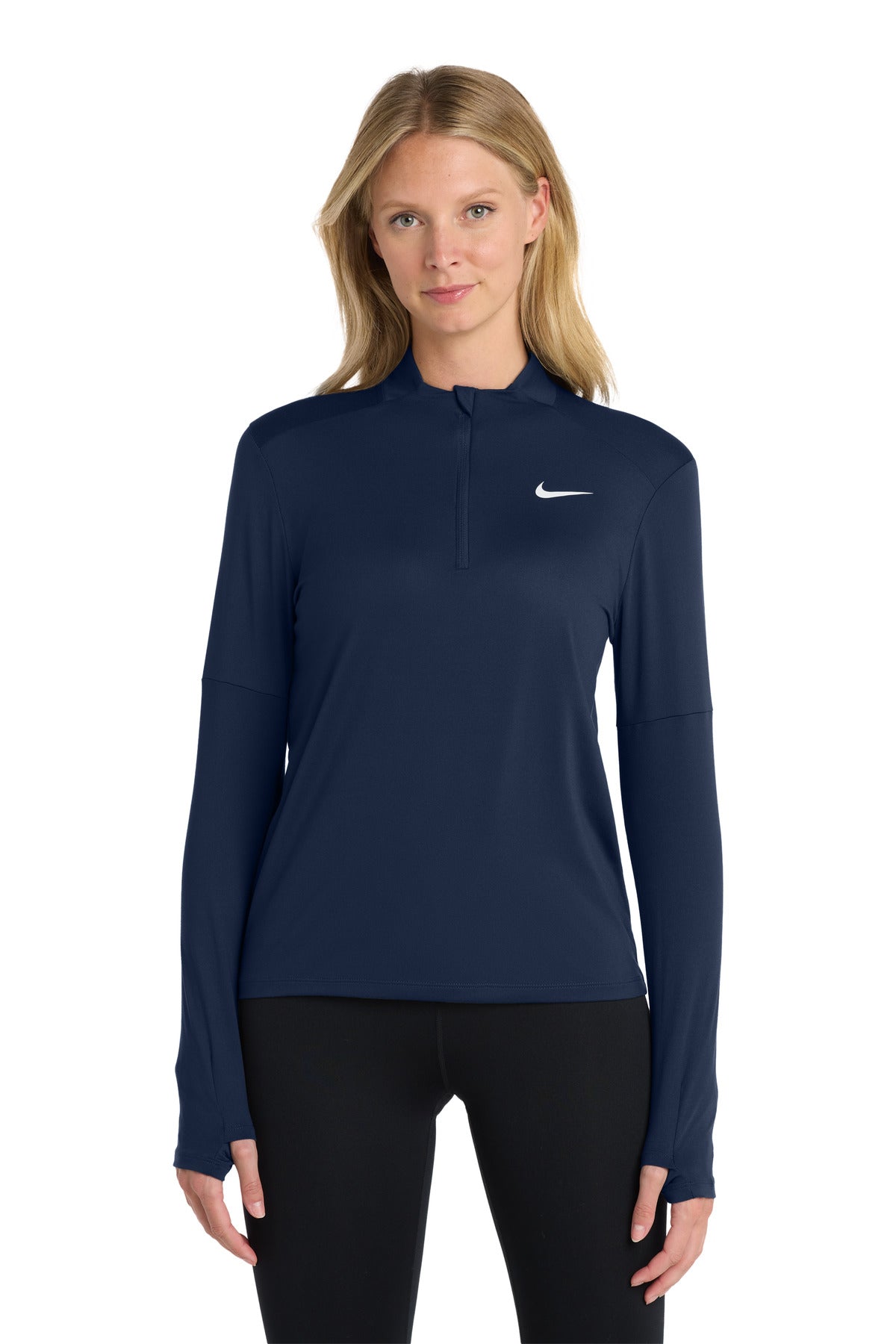 Nike Women's Dri-FIT Element 1/2-Zip Top NKDH4951 - EMBROIDERED