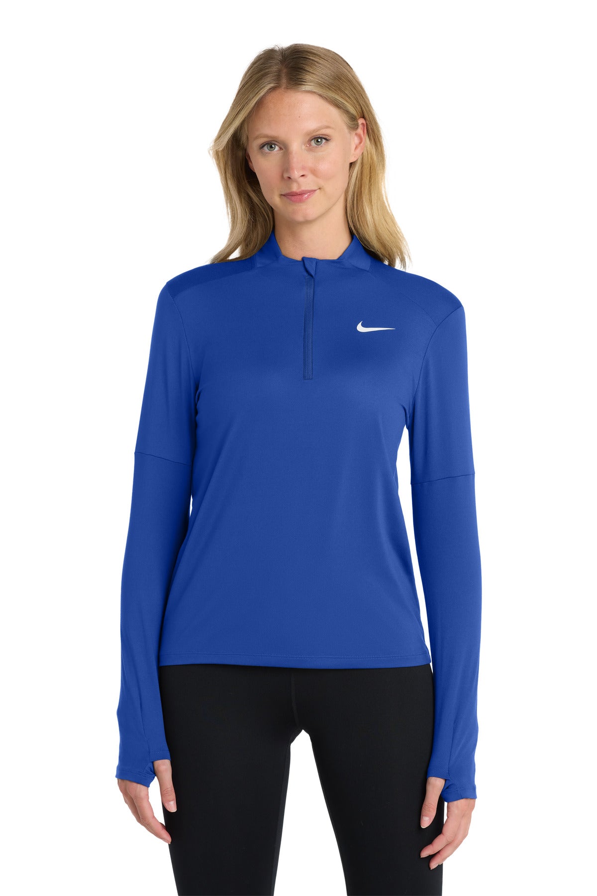 Nike Women's Dri-FIT Element 1/2-Zip Top NKDH4951 - EMBROIDERED