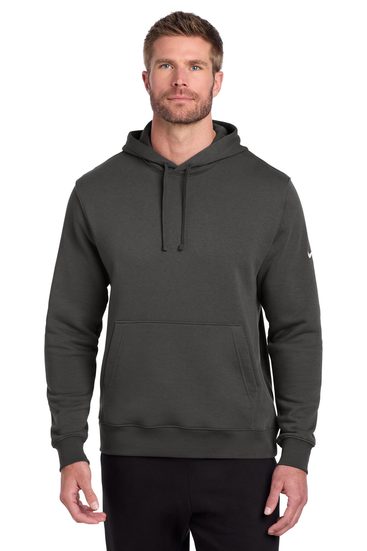 Nike Club Fleece Sleeve Swoosh Pullover Hoodie NKDR1499 - EMBROIDERED