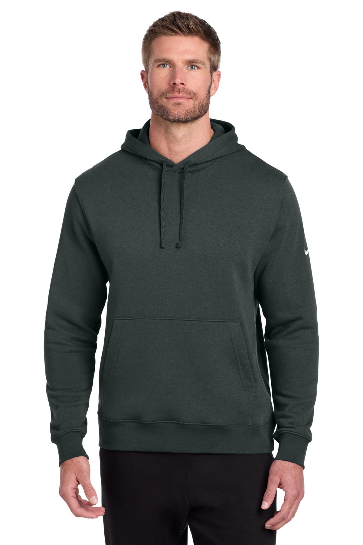 Nike Club Fleece Sleeve Swoosh Pullover Hoodie NKDR1499 - EMBROIDERED