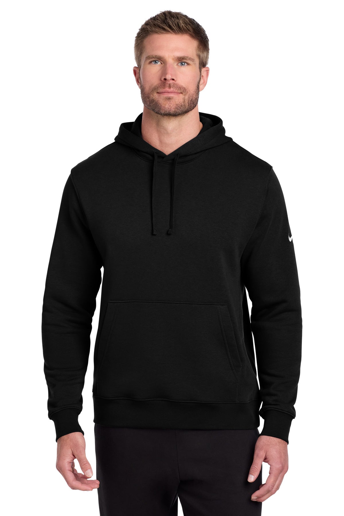 Nike Club Fleece Sleeve Swoosh Pullover Hoodie NKDR1499 - EMBROIDERED