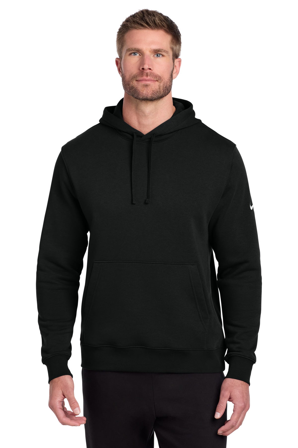 Nike Club Fleece Sleeve Swoosh Pullover Hoodie NKDR1499 - EMBROIDERED