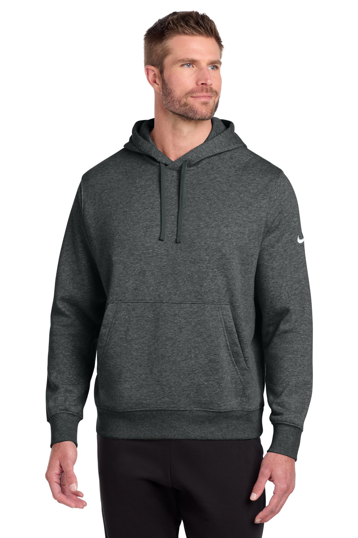 Nike Club Fleece Sleeve Swoosh Pullover Hoodie NKDR1499 - EMBROIDERED