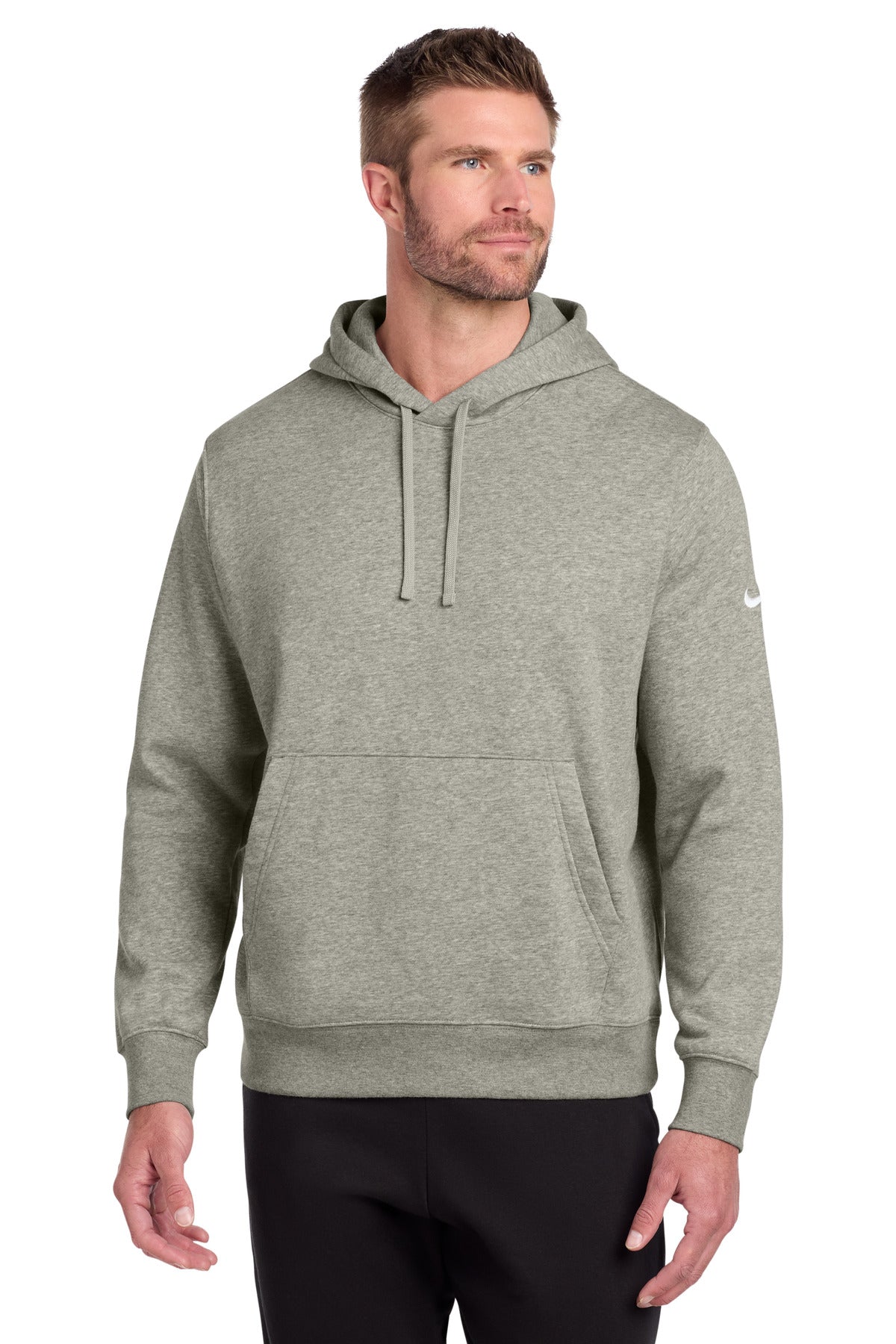 Nike Club Fleece Sleeve Swoosh Pullover Hoodie NKDR1499 - EMBROIDERED