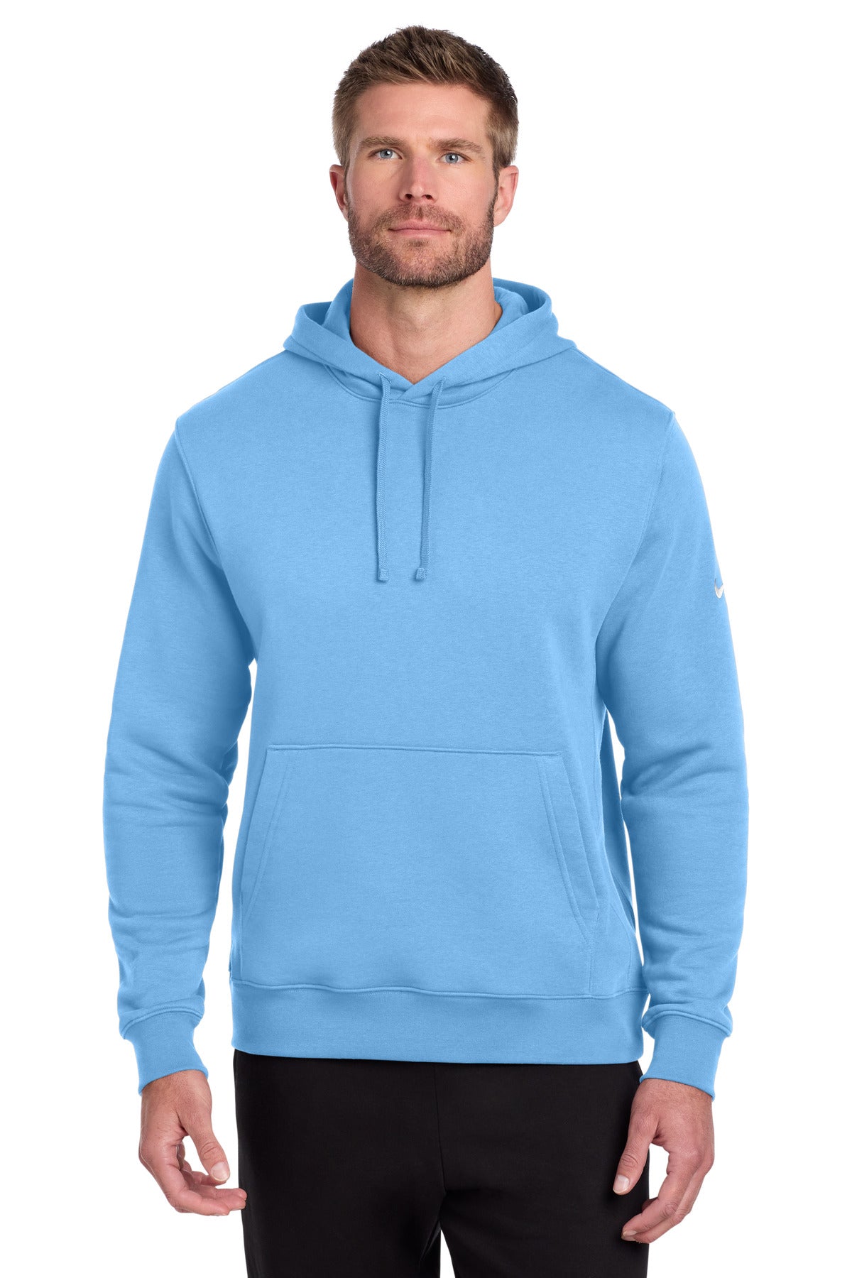 Nike Club Fleece Sleeve Swoosh Pullover Hoodie NKDR1499 - EMBROIDERED
