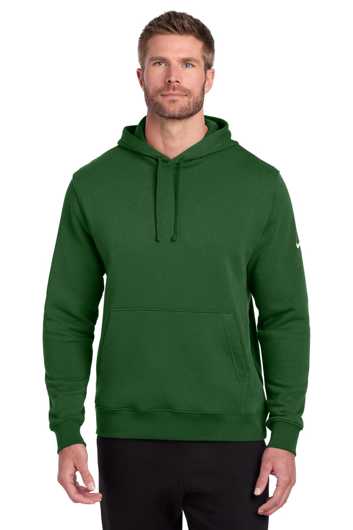 Nike Club Fleece Sleeve Swoosh Pullover Hoodie NKDR1499 - EMBROIDERED