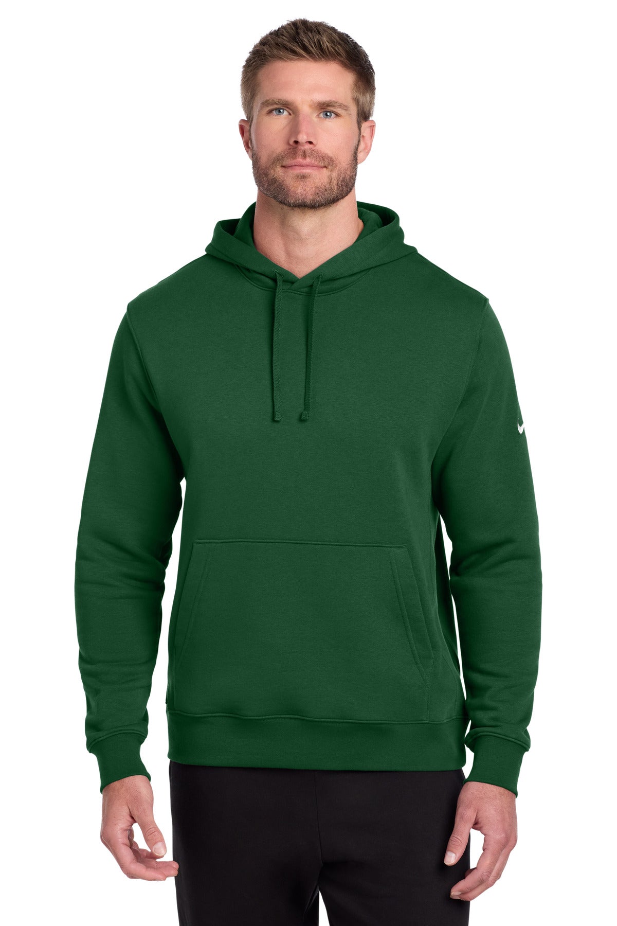 Nike Club Fleece Sleeve Swoosh Pullover Hoodie NKDR1499 - EMBROIDERED