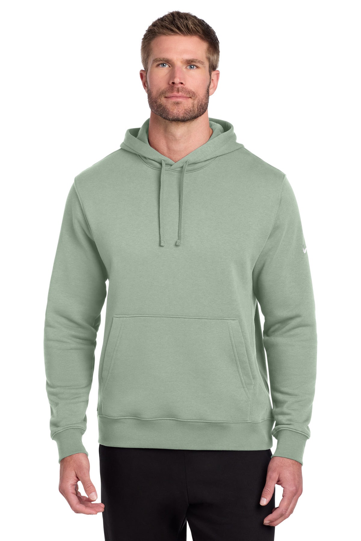 Nike Club Fleece Sleeve Swoosh Pullover Hoodie NKDR1499 - EMBROIDERED