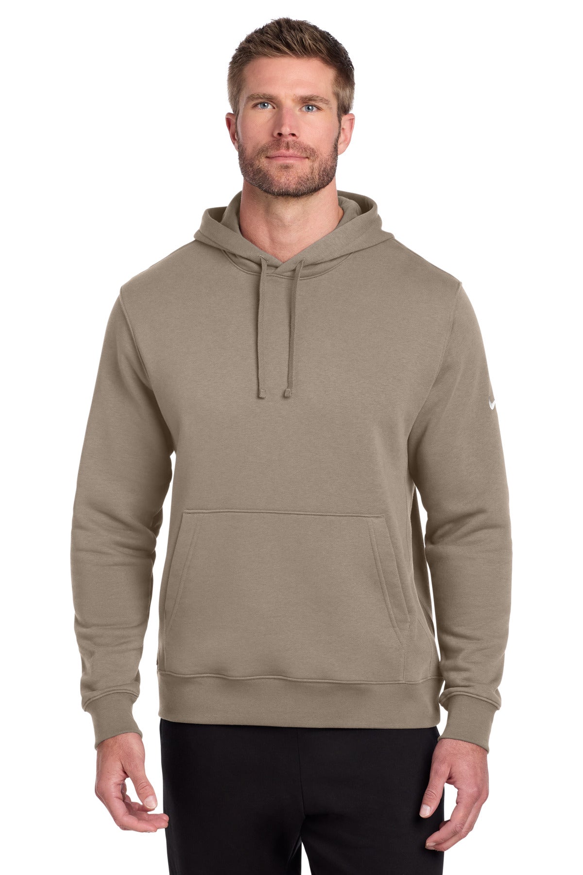Nike Club Fleece Sleeve Swoosh Pullover Hoodie NKDR1499 - EMBROIDERED