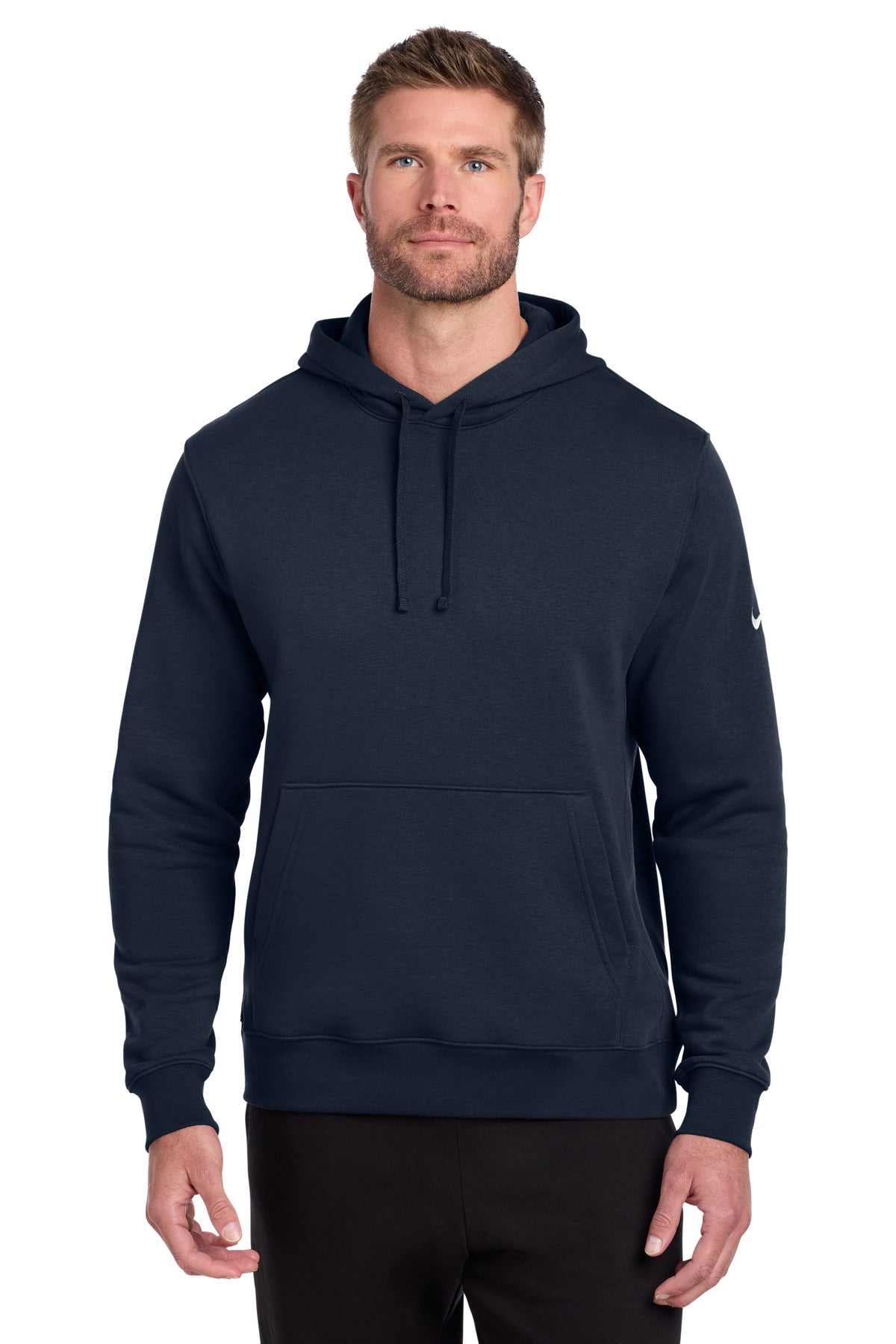 Nike Club Fleece Sleeve Swoosh Pullover Hoodie NKDR1499 - EMBROIDERED