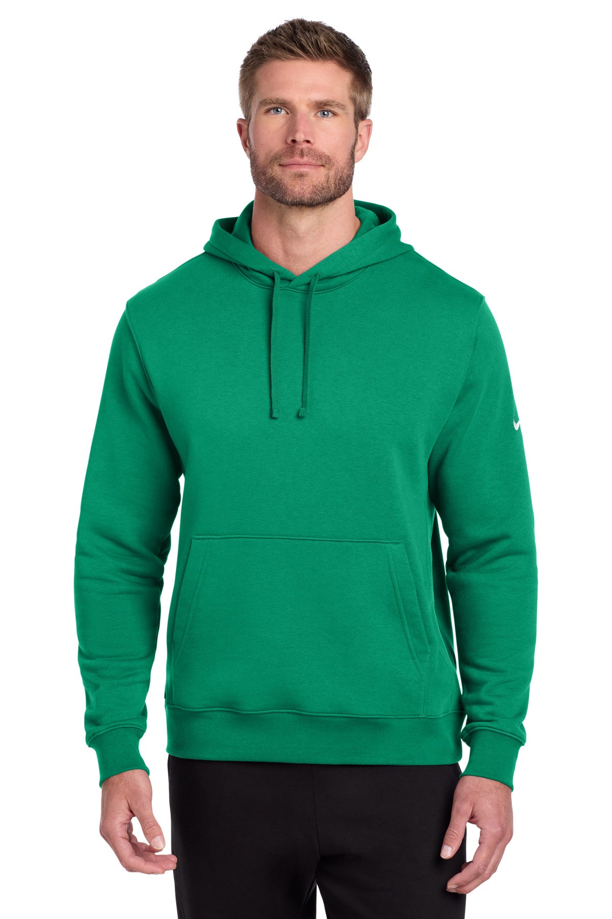 Nike Club Fleece Sleeve Swoosh Pullover Hoodie NKDR1499 - EMBROIDERED