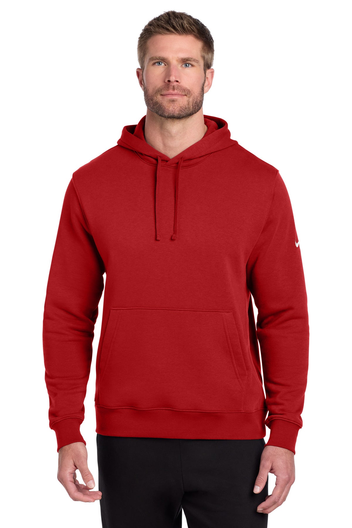 Nike Club Fleece Sleeve Swoosh Pullover Hoodie NKDR1499 - EMBROIDERED
