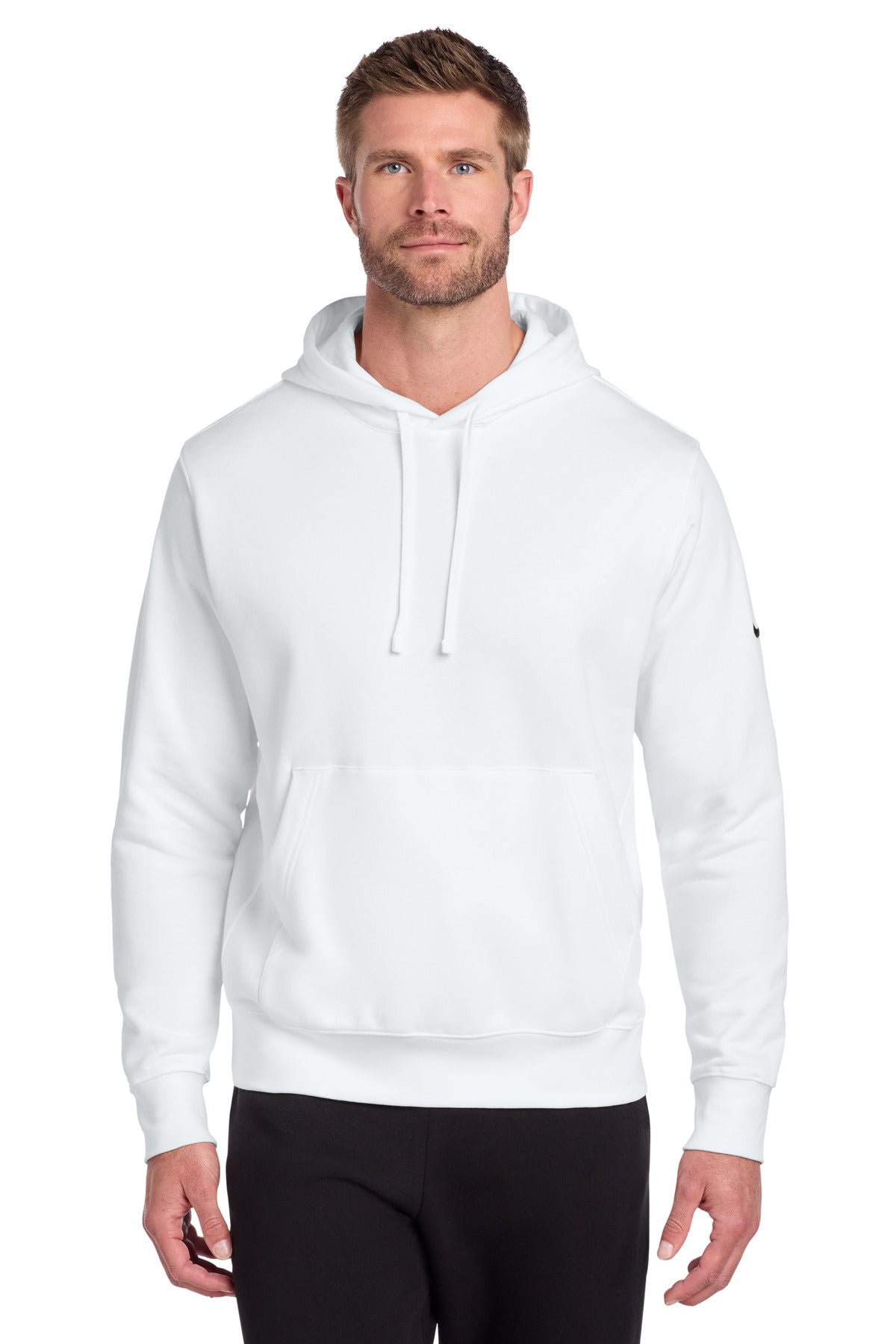 Nike Club Fleece Sleeve Swoosh Pullover Hoodie NKDR1499 - EMBROIDERED
