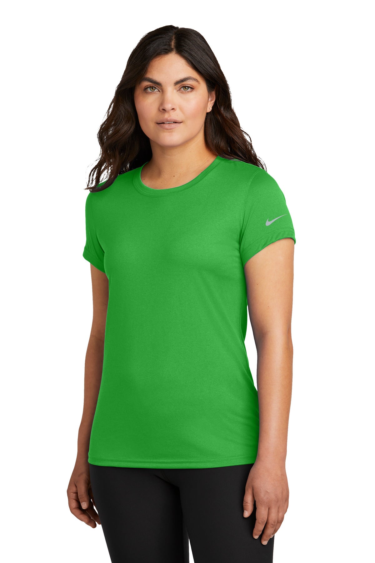 Nike Women's Swoosh Sleeve rLegend Tee NKDX8734 - EMBROIDERED