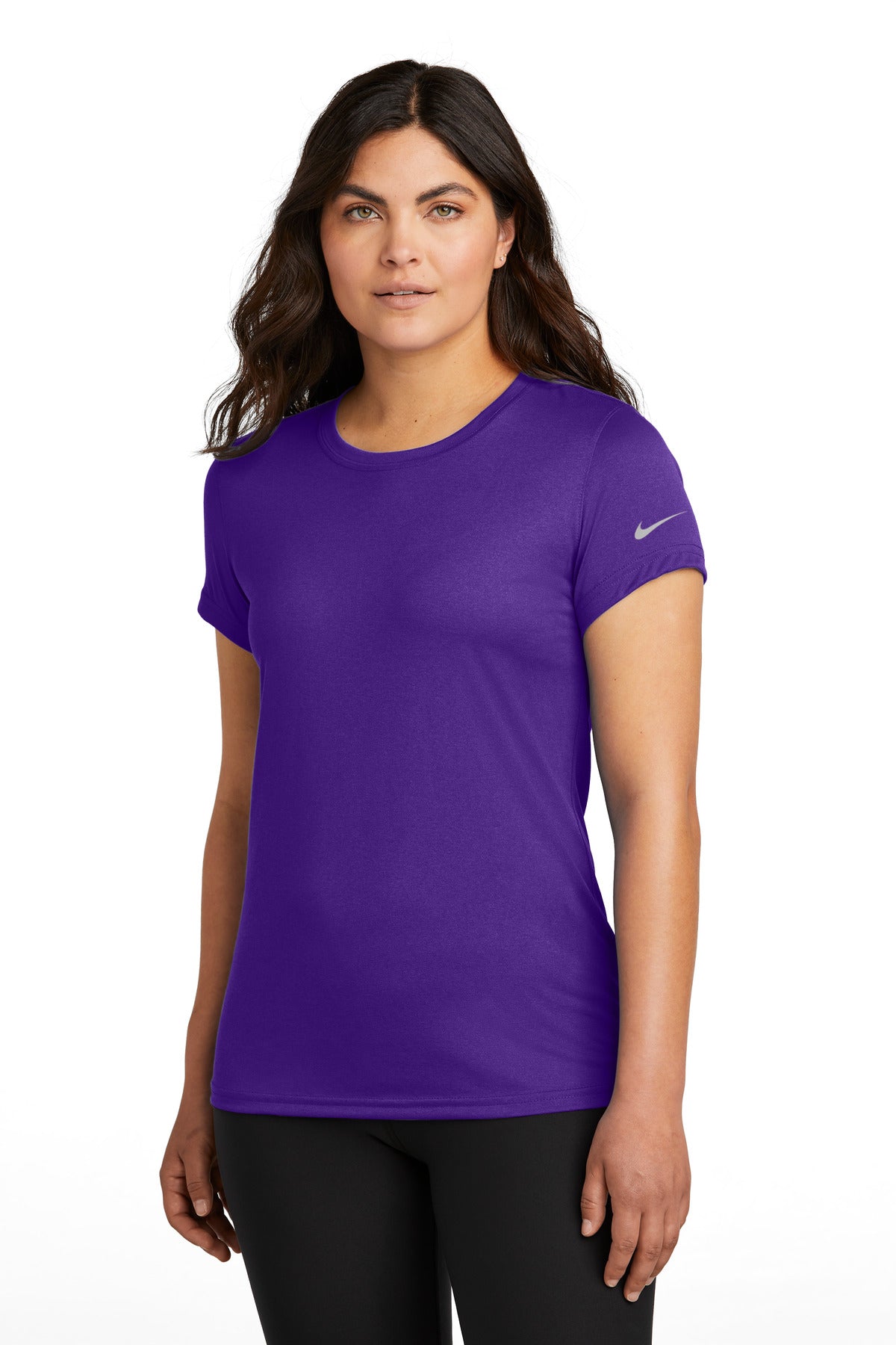 Nike Women's Swoosh Sleeve rLegend Tee NKDX8734 - EMBROIDERED