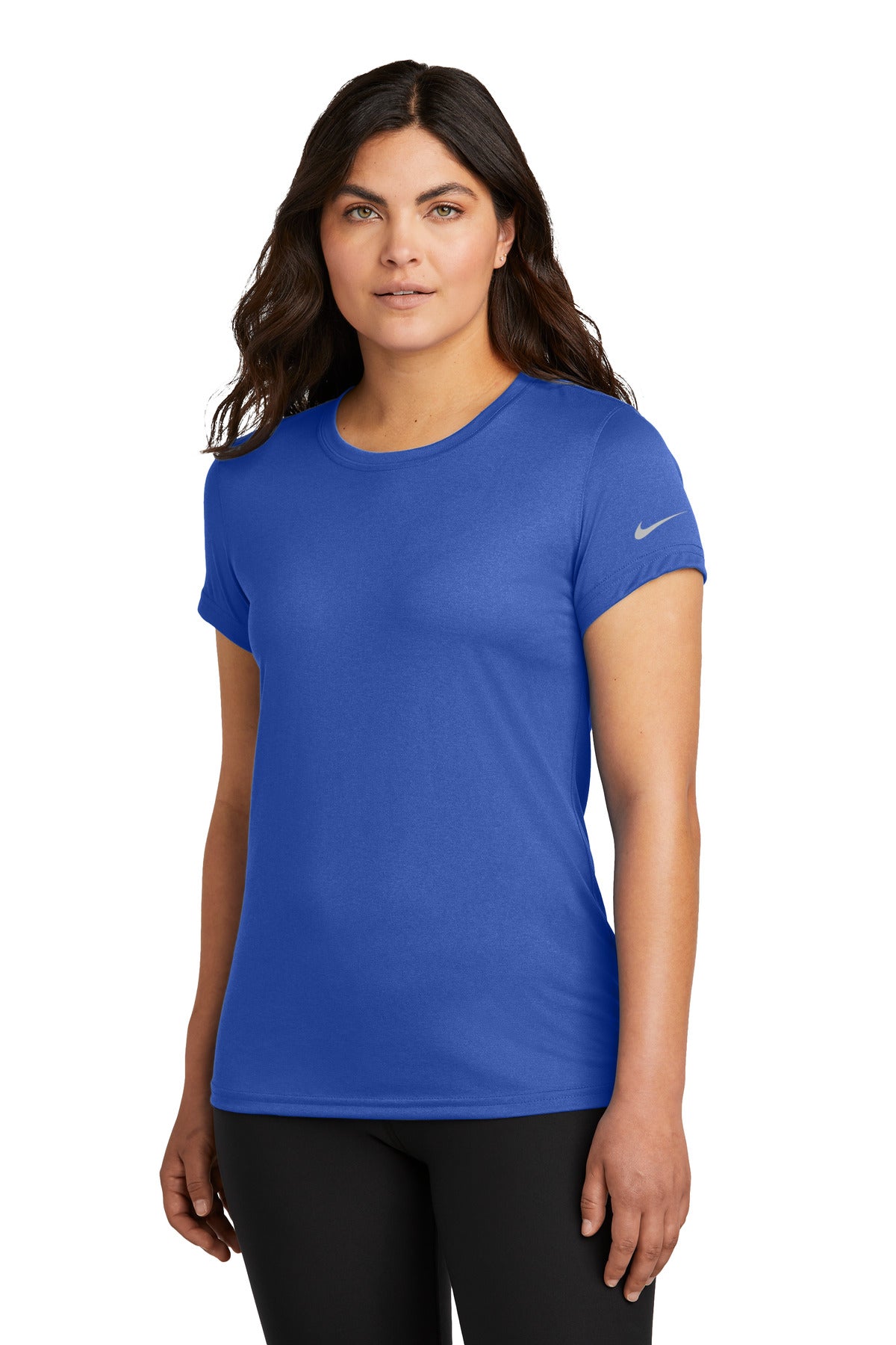 Nike Women's Swoosh Sleeve rLegend Tee NKDX8734 - EMBROIDERED