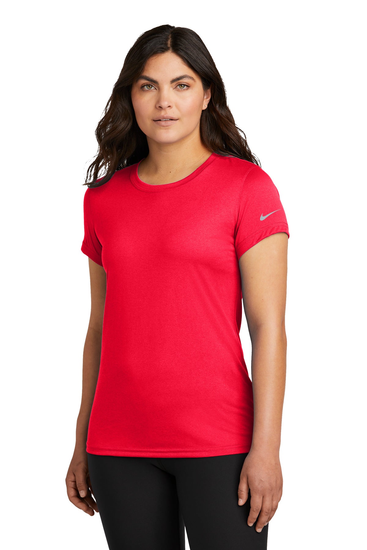 Nike Women's Swoosh Sleeve rLegend Tee NKDX8734 - EMBROIDERED