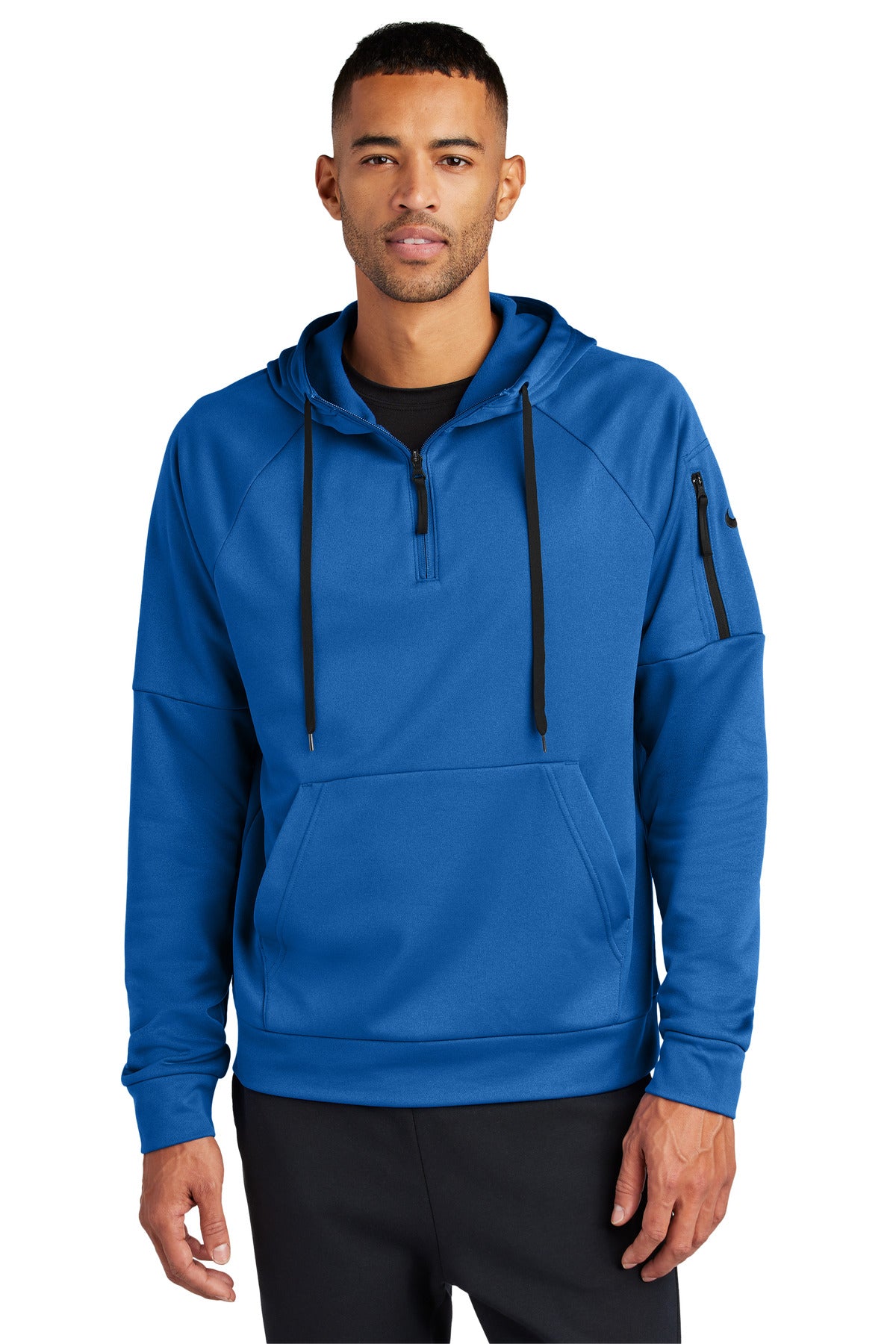 Nike Therma-FIT Pocket 1/4-Zip Fleece Hoodie NKFD9742 - EMBROIDERED