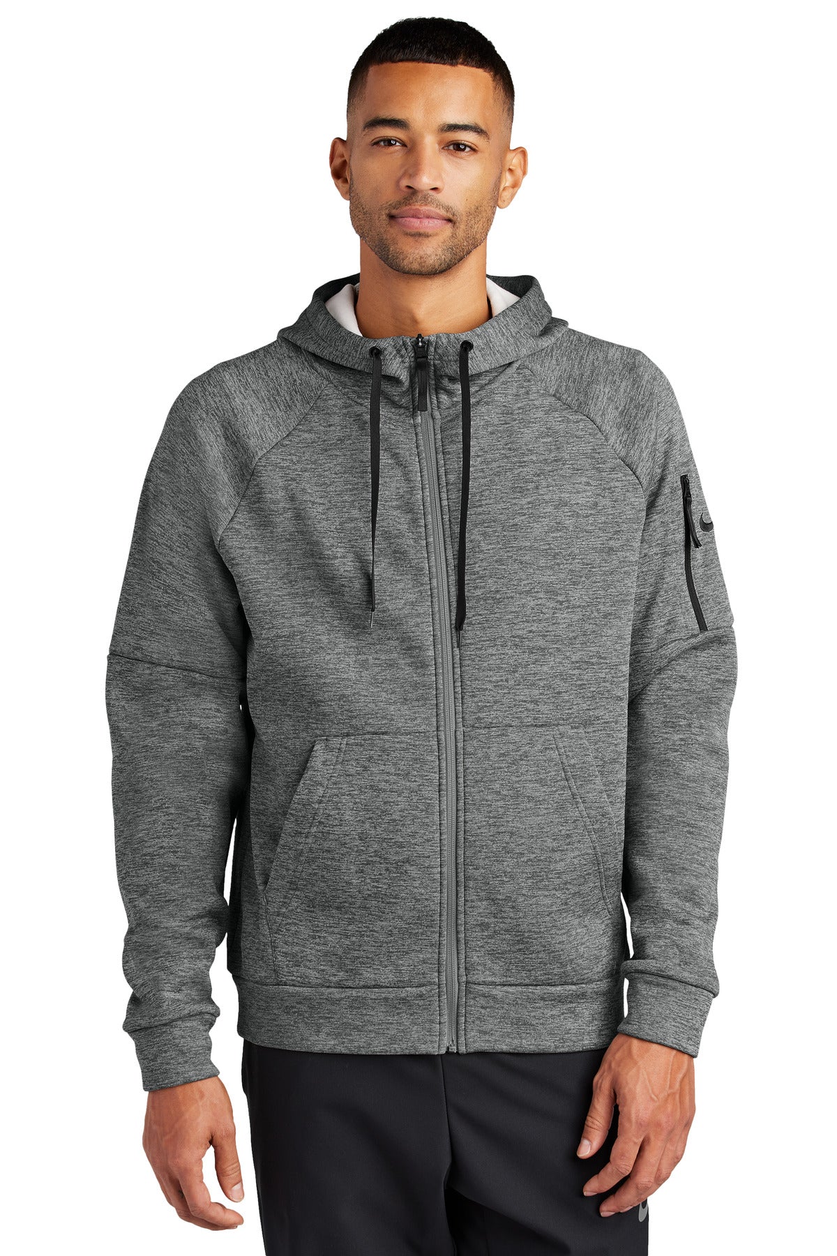 Nike Therma-FIT Pocket Full-Zip Fleece Hoodie NKFD9859 - EMBROIDERED