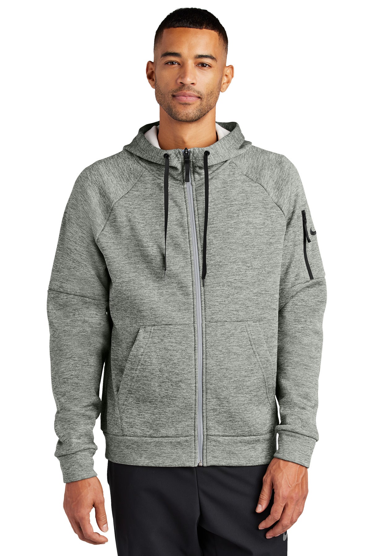 Nike Therma-FIT Pocket Full-Zip Fleece Hoodie NKFD9859 - EMBROIDERED