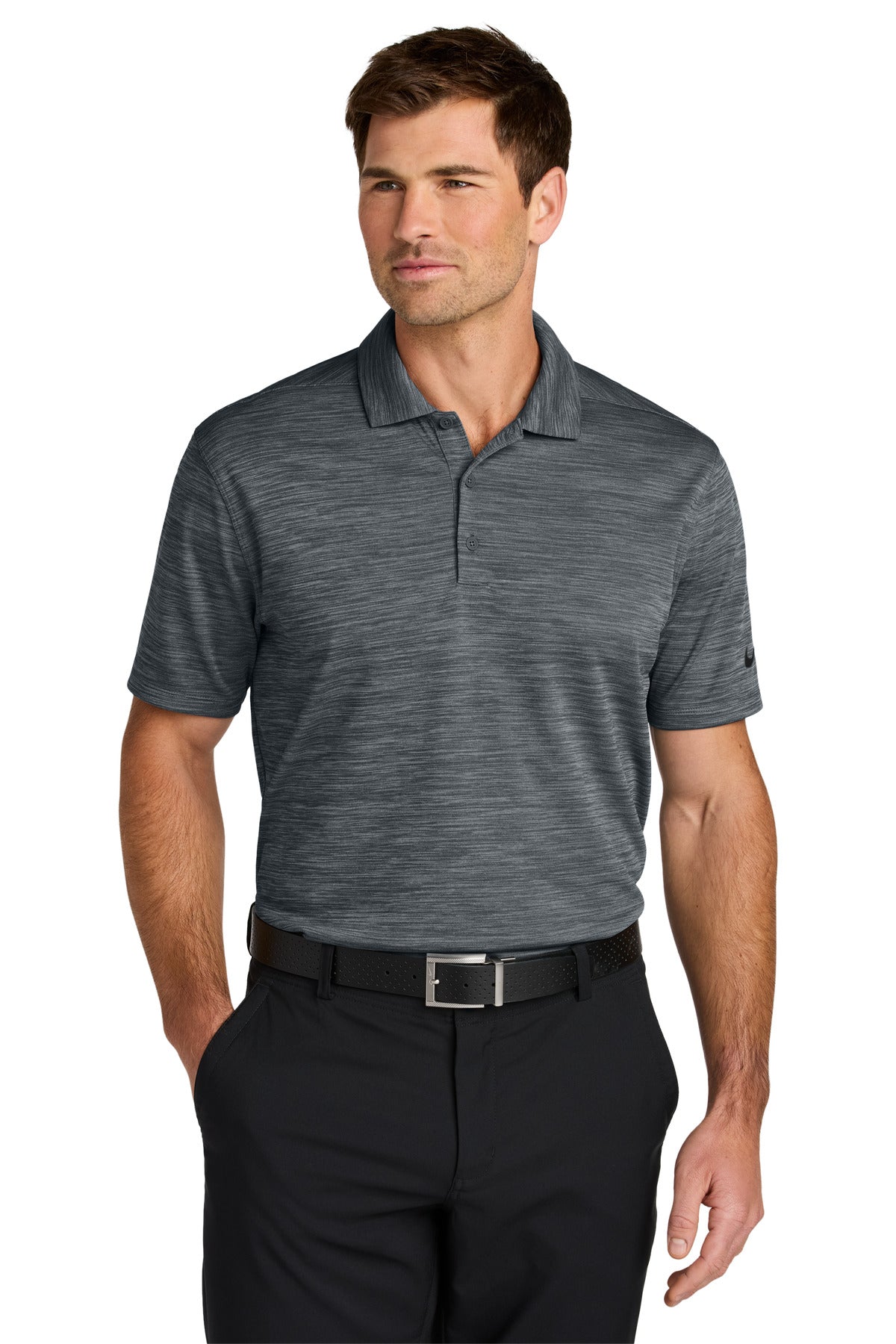 Nike Dri-FIT Striated Polo NKFQ4792 - EMBROIDERED