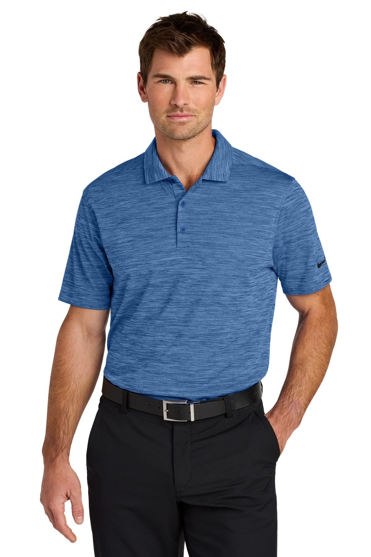 Nike Dri-FIT Striated Polo NKFQ4792 - EMBROIDERED
