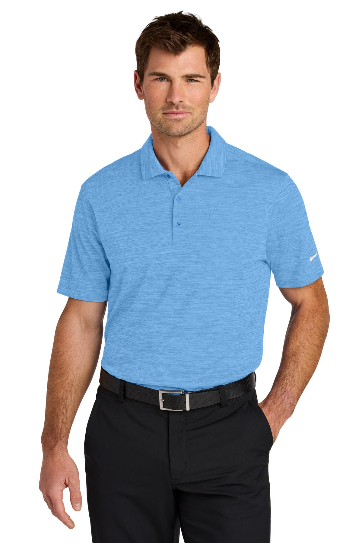 Nike Dri-FIT Striated Polo NKFQ4792 - EMBROIDERED