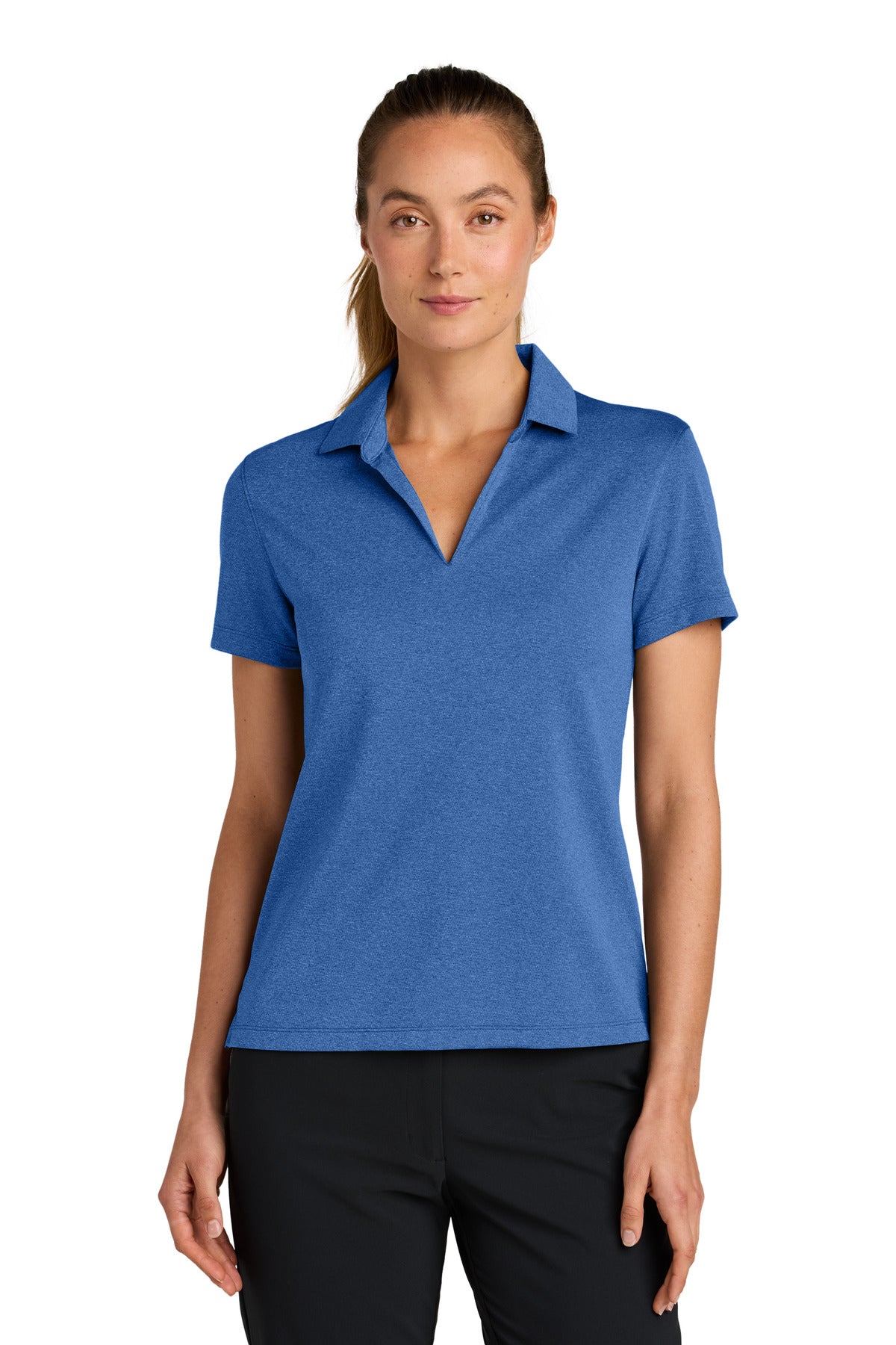 Nike Women's Dri-FIT Smooth Heather Polo NKFQ4793 - EMBROIDERED