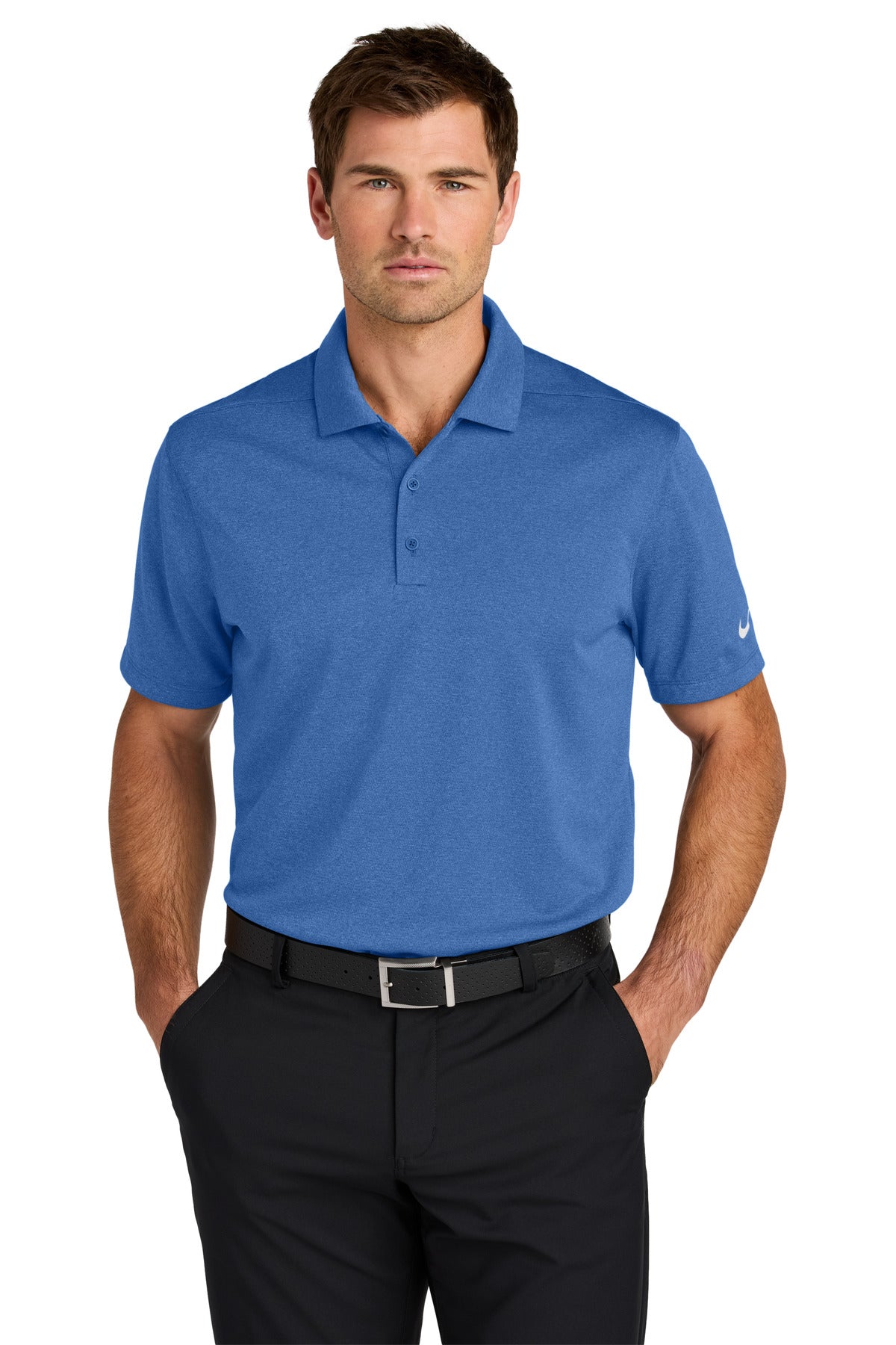 Nike Dri-FIT Smooth Heather Polo NKFQ4794 - EMBROIDERED