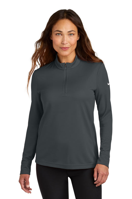 Nike Women's Essential 1/2-Zip Cover-Up NKHM7969 - EMBROIDERED
