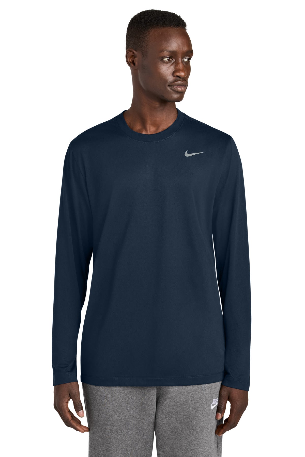 Nike Team rLegend Long Sleeve Tee NKHQ4550 - EMBROIDERED