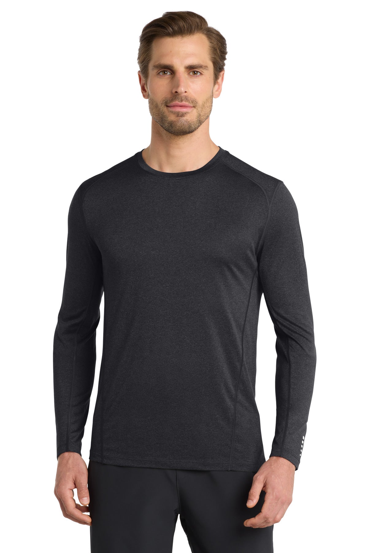 OGIO Long Sleeve Pulse Crew. OE321 - EMBROIDERED