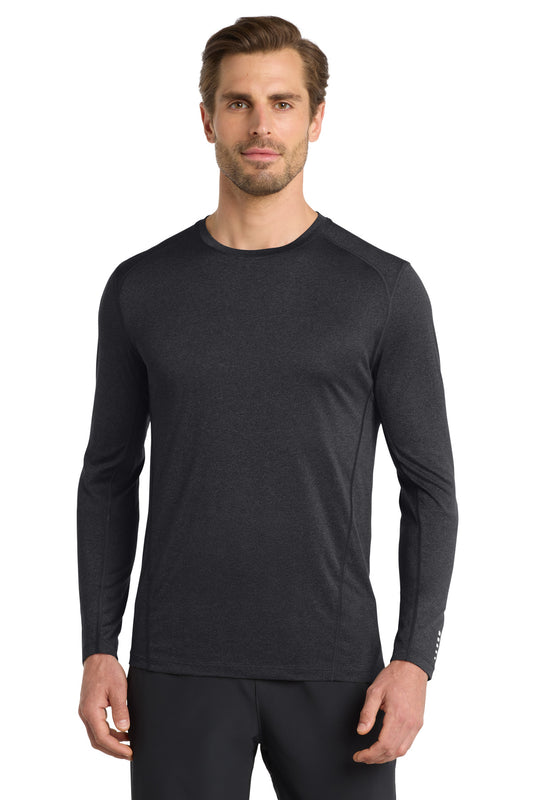 OGIO Long Sleeve Pulse Crew. OE321 - EMBROIDERED