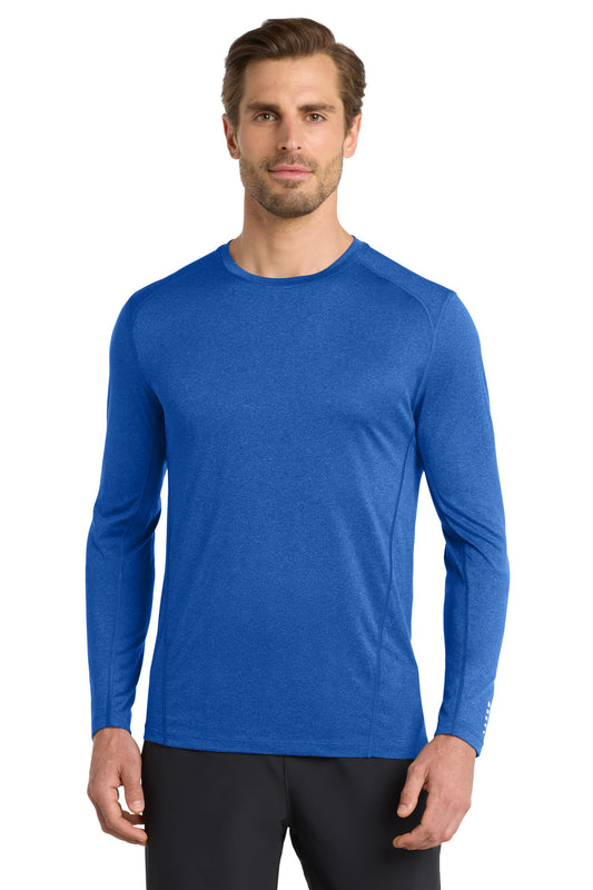 OGIO Long Sleeve Pulse Crew. OE321 - EMBROIDERED