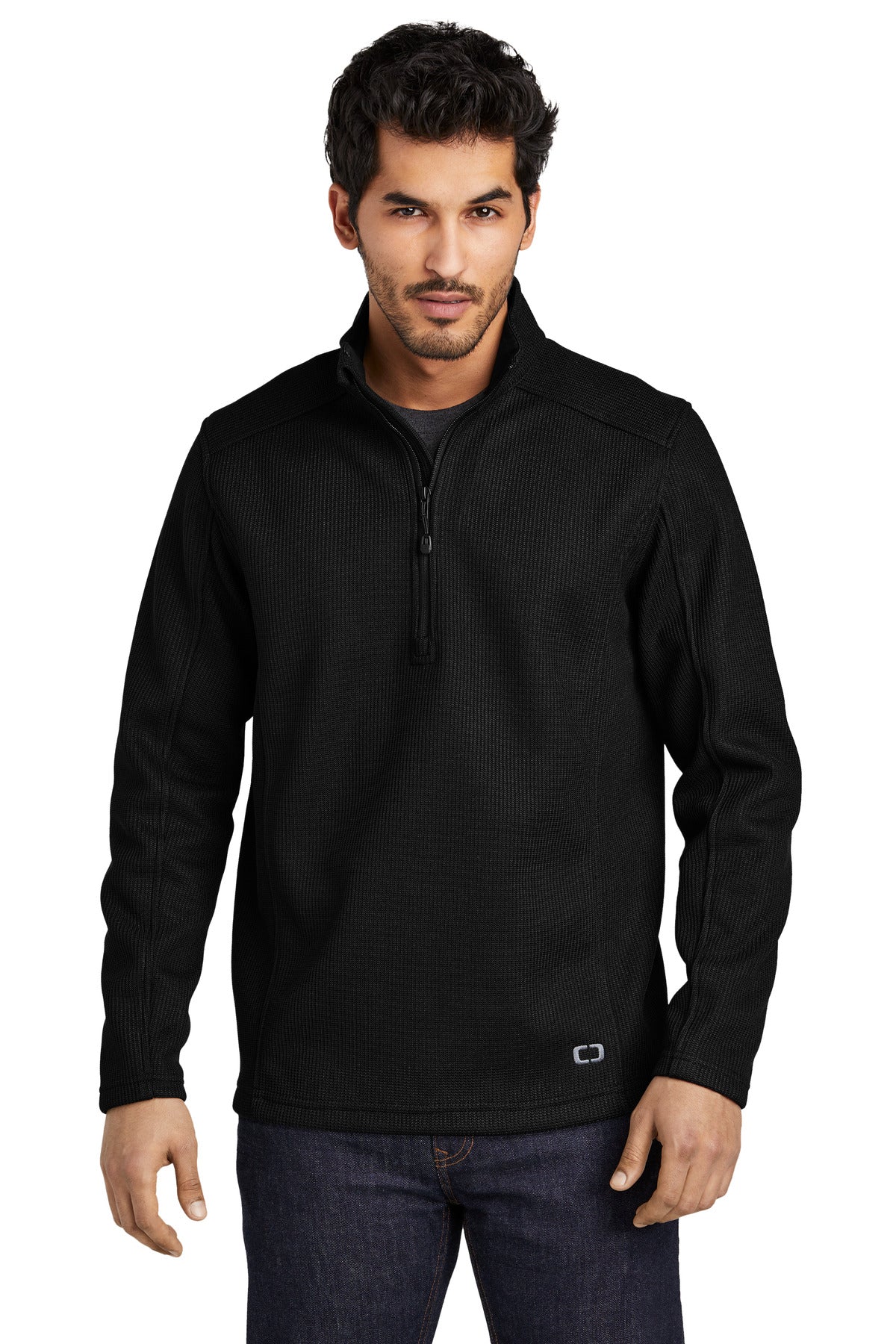 OGIO Grit Fleece 1/2-Zip OG729 - EMBROIDERED