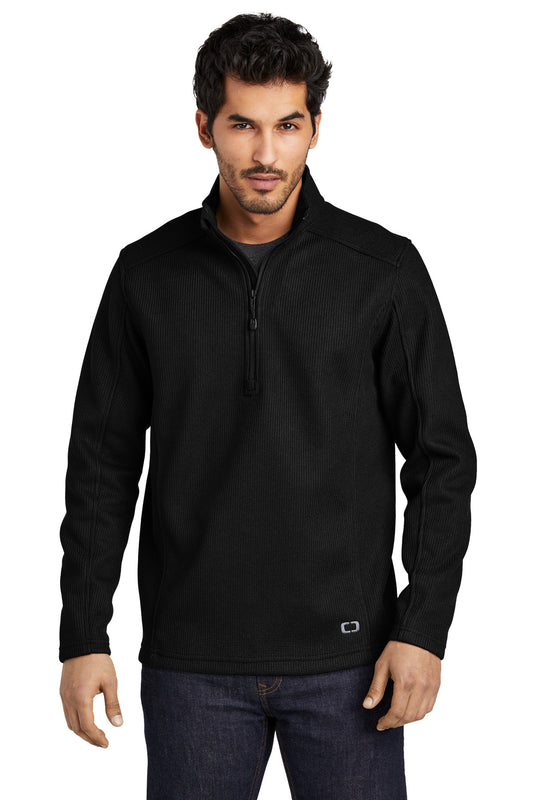 OGIO Grit Fleece 1/2-Zip OG729 - EMBROIDERED