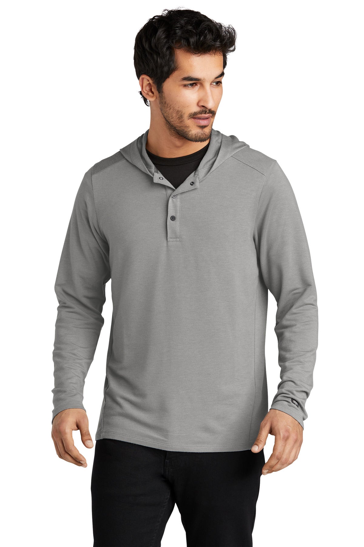 OGIO Luuma Flex Hooded Henley OG826 - EMBROIDERED