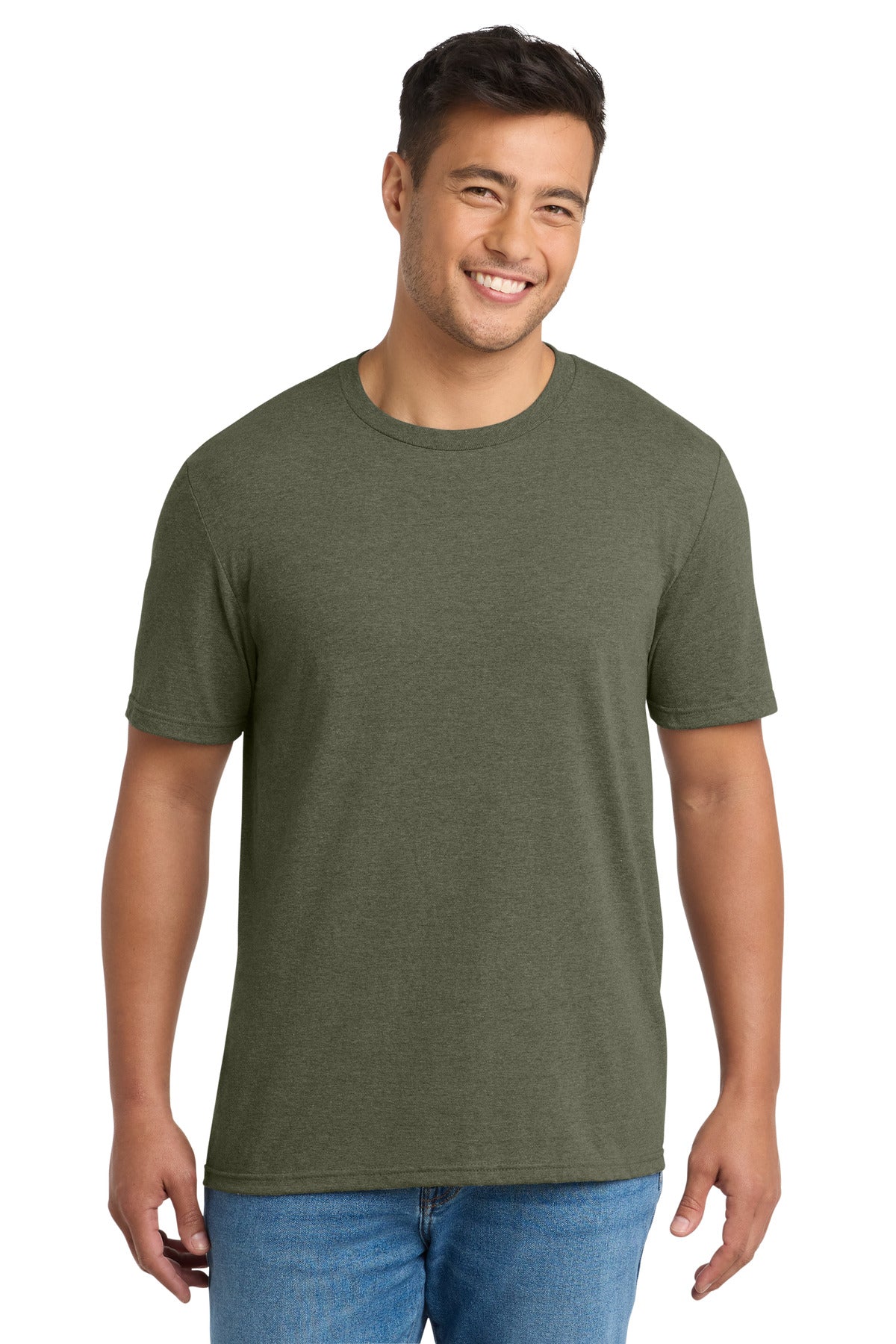 Port & Co Tri-Blend Tee. PC330 - EMBROIDERED