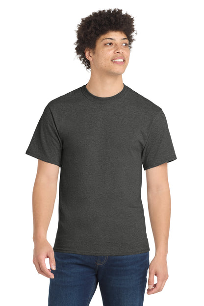 Port & Co Core Blend Tee.  PC55 - EMBROIDERED
