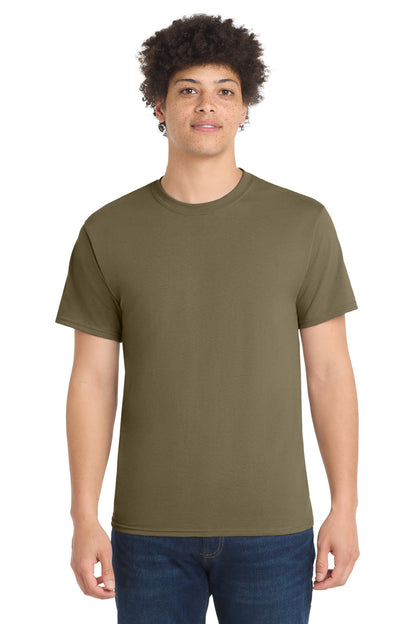 Port & Co Core Blend Tee.  PC55 - EMBROIDERED