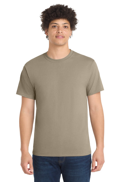 Port & Co Core Blend Tee.  PC55 - EMBROIDERED