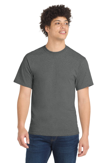 Port & Co Core Blend Tee.  PC55 - EMBROIDERED