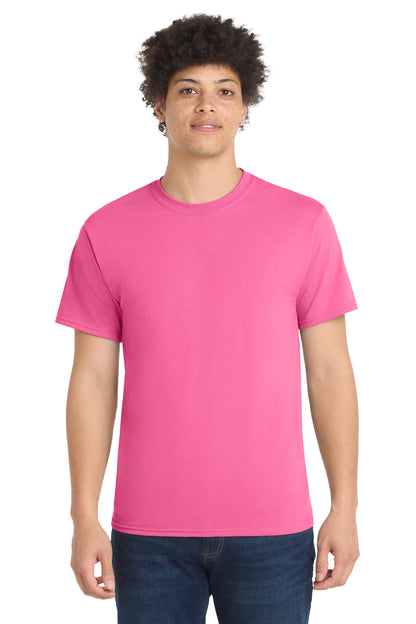 Port & Co Core Blend Tee.  PC55 - EMBROIDERED